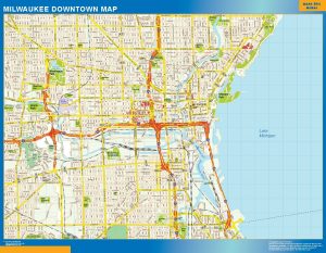 Carte Milwaukee downtown