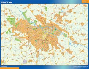 Carte Wroclaw Pologne
