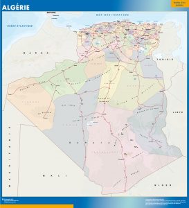 Carte plastifiée Algerie