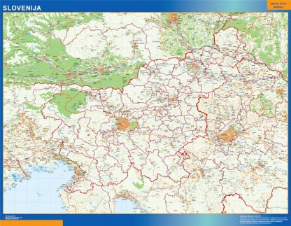 Carte plastifiée Eslovenie