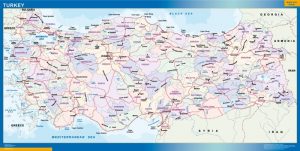 Carte plastifiée Turquie
