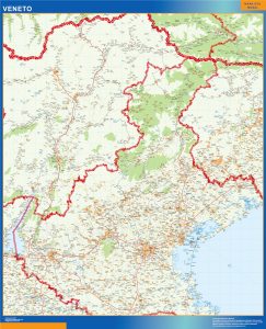 Carte plastifiée Veneto